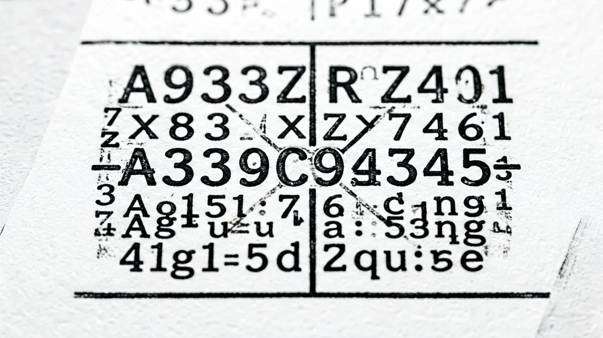 番号格式详解:字母代码与数字的含义